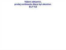 Tablet Screenshot of ecrash.elit.sk