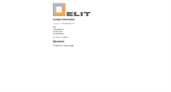 Desktop Screenshot of elit.nl
