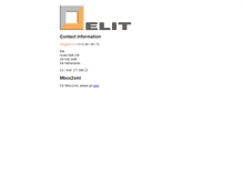 Tablet Screenshot of elit.nl